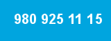 980 925 11 15